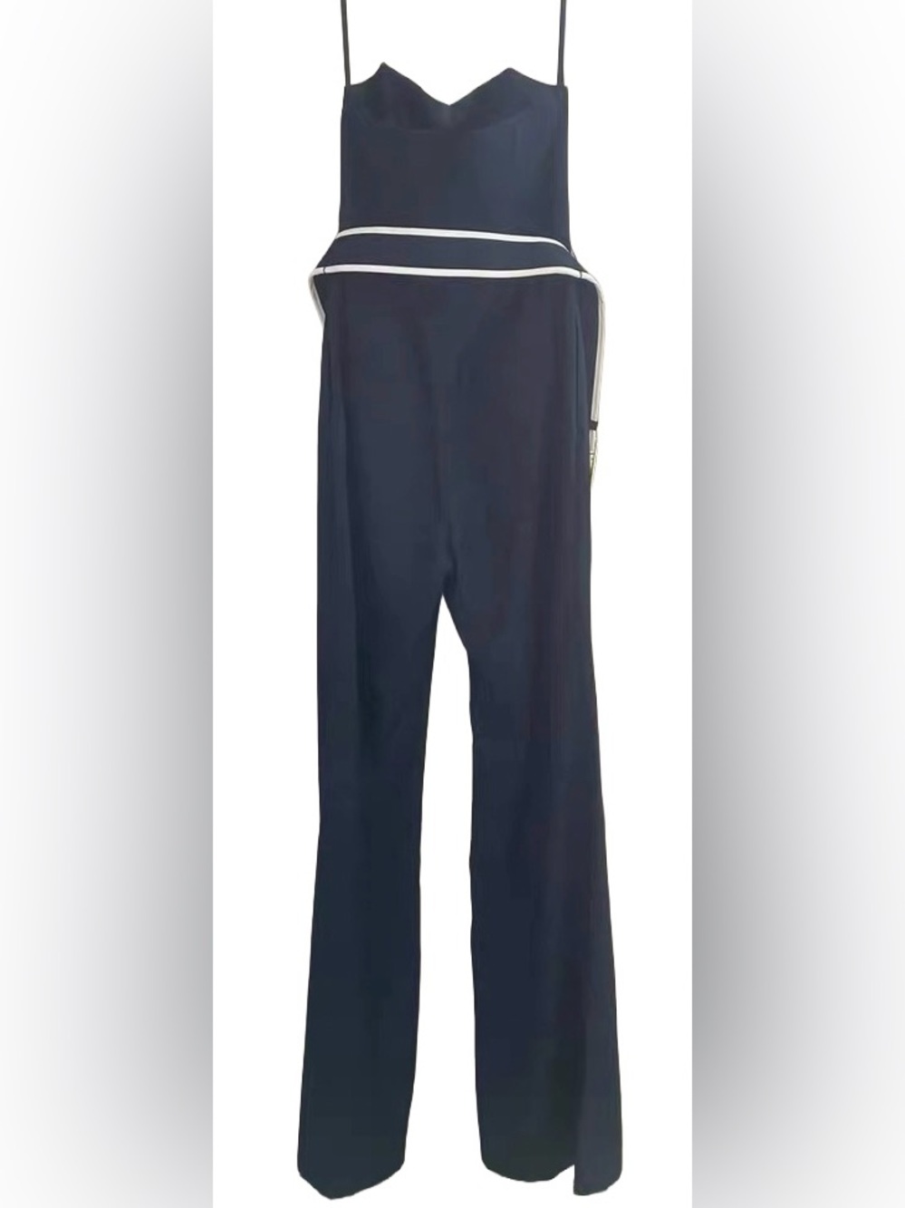 NWT Leo Lin Mary Jumpsuit Navy Size US4 - Picture 7 of 9